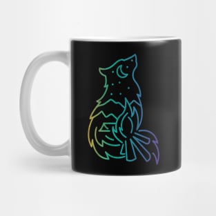 Howling Camp Fire - camping Mug